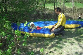 сдуваем кат